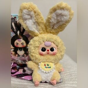 BABY THREE 200% Lily Rabbit Town V1 Plush Blind Box - NEW Confirmed Yellow